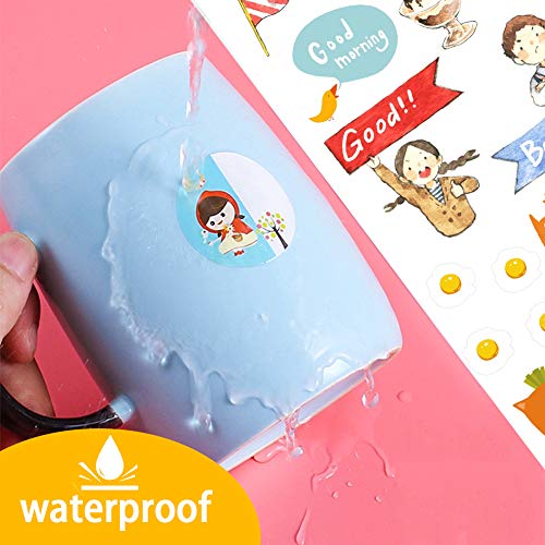 Lazydrop Premium Printable Vinyl Sticker Paper for Inkjet Printer - 25 Matte White Waterproof Decal Paper Sheets - Dries Quickly and Holds Ink Beautifully - Image 3
