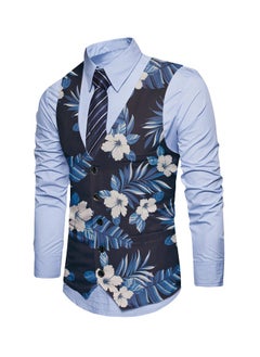 KUYING New Fashionable Personalized Printed Men's Suit Vest  - Image 1