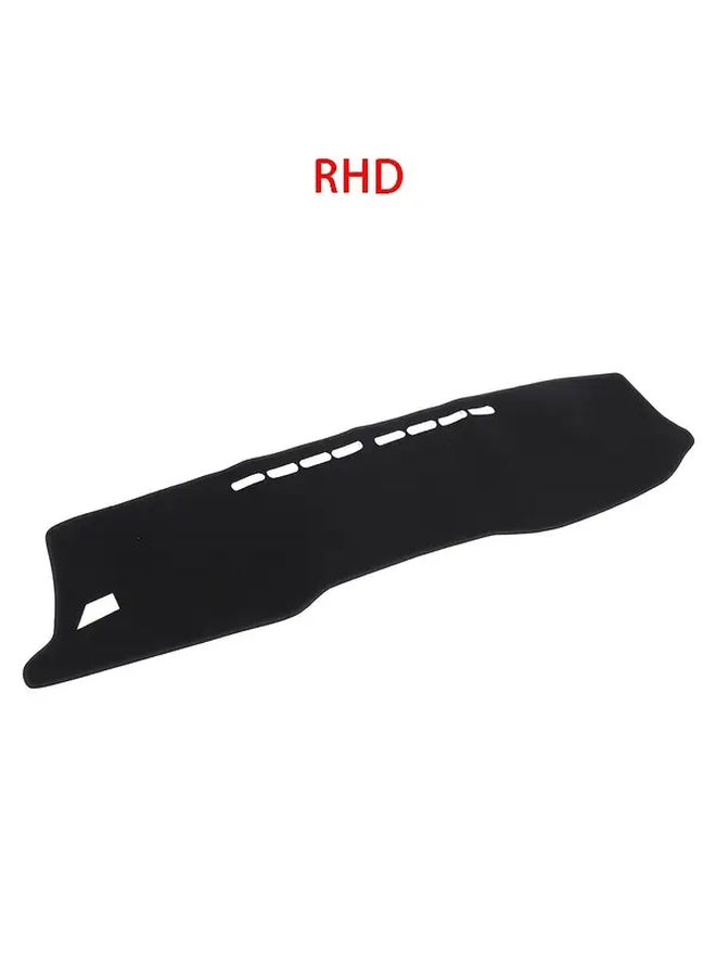 Black Dashboard Protector For Toyota Hilux 2015 2024 Sun Visor Storage - Image 3