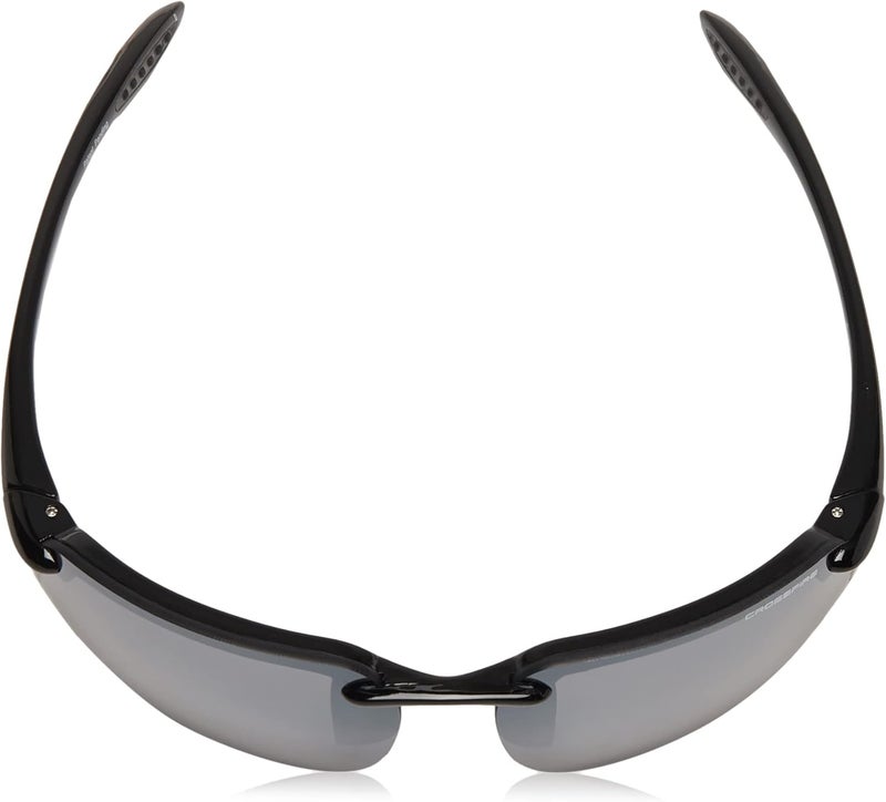 Crossfire 2123 Silver Mirror Safety Glasses - Scratch-Resistant Frameless Design - Image 4