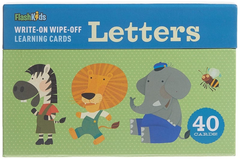 Spark Notes Write-On Wipe-Off Learning Cards: Letters - Image 2