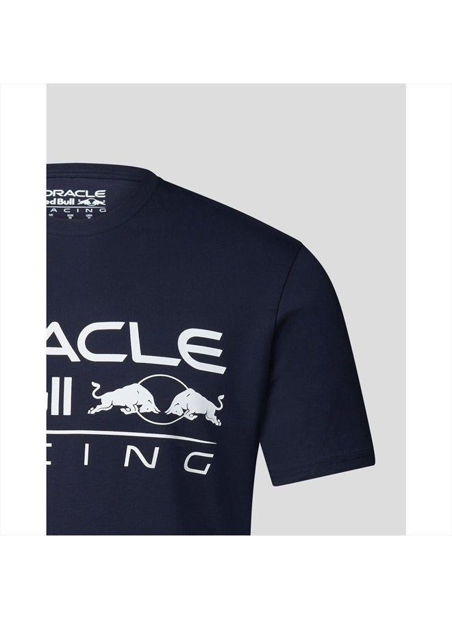 CASTORE - Red Bull Racing F1 Large Front Logo T-Shirt Navy - Image 1