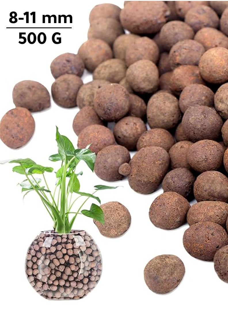 Generic Lyca Clay Balls for Hydroponics & Gardening – 500g Lightweight Expanded Clay Pebbles (8–11mm) – Soil Alternative for Root Aeration & Moisture Retention  - Image 1