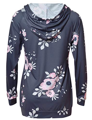 GINKANA Women's Nursing Hoodie Sweatshirt Long Sleeves Breastfeeding Maternity Tops Casual Clothes with Kangaroo Pocket - Image 4