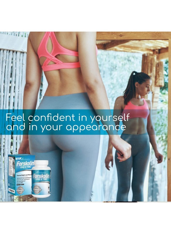 BioGenetic Laboratories - Biogenetic Labs Forskolin Lean & Tone Weight Loss Pills Body Toning Formula Fat Burner And Maintenance Of Muscle Mass For Men And Women Appetite Suppressant 60 Capsules Vegetarian - Image 1