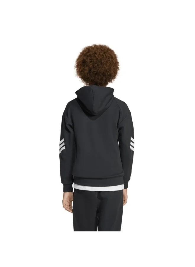 adidas جاكيت تدريب أسود J Fi 3S Fz Hd للأطفال 7-8 سنوات