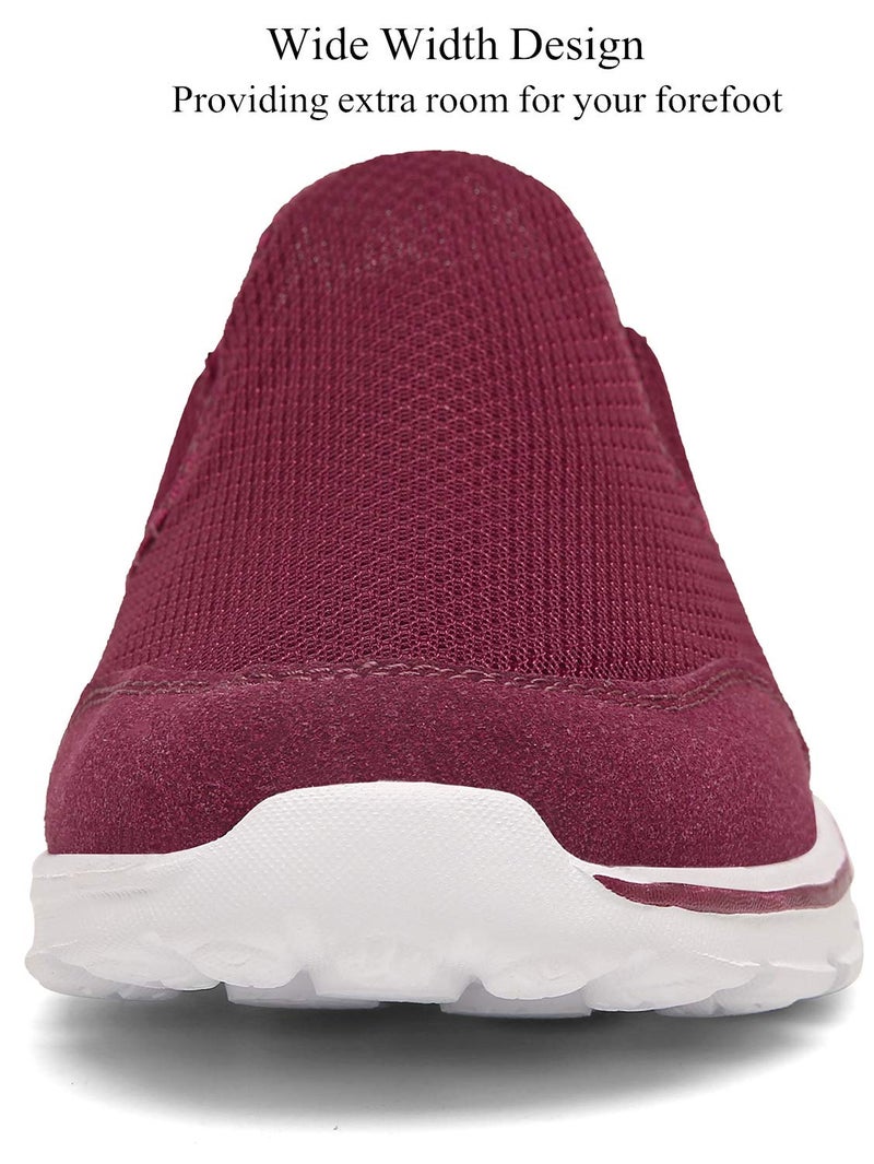 INMINPIN Unisex Slippers Casual Clog House Shoes Comfort Slip-On Walking Mules with Indoor Outdoor Anti-Skid Sole for Men and Women, Red, 7.5 Women/6 Men - Image 5
