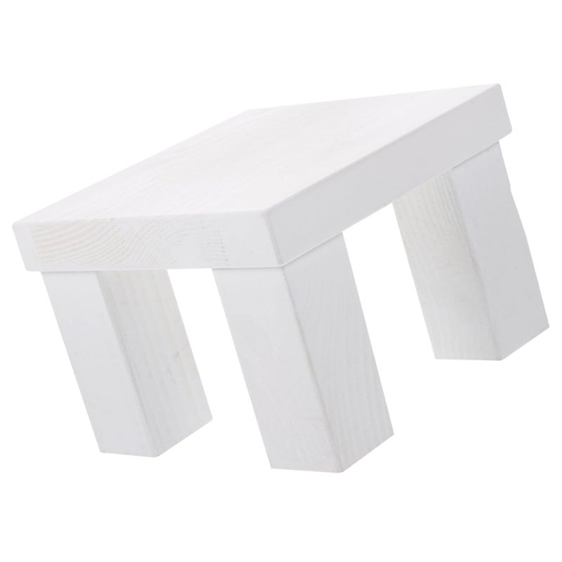 Wooden Mini Stool Photography Prop Small Bench for Home Studio Decor - Image 2