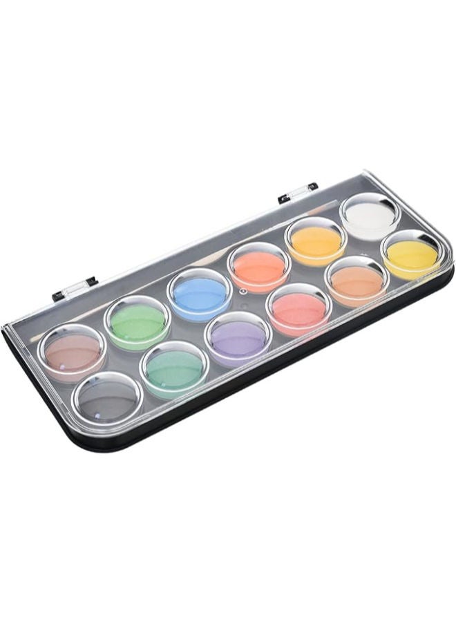 M&G Water Color Paints Palette, Compact Art Creations, Non-Toxic, 12 Colors - Image 1