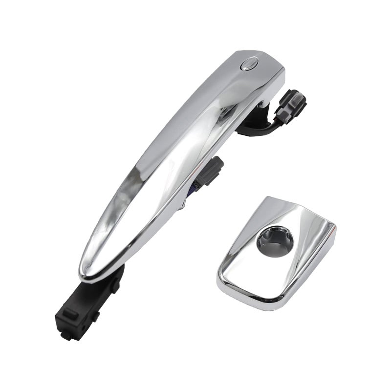 UOIENRT Exterior Chrome Door Handle, Car Left Front Door Handle Replacement for Nissan Sentra 2013-2018 Nissan Maxima 2009-2014 Nissan Murano 2009-2014 Replace 12459871 806469N00A - Image 2