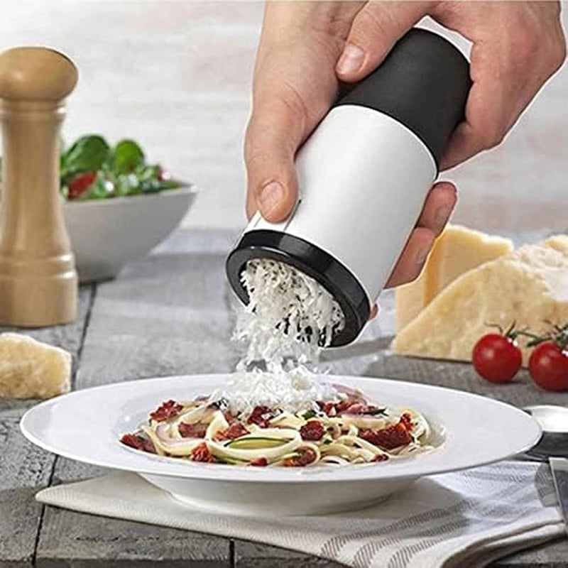 ALMEKAQUZ Handheld Cheese Grinder Detachable Large Capacity Cheese Grater Top Rotatable Cheese Shredder for Grating and Shredding Hard Cheese Chocolate Nuts Salad - Image 5