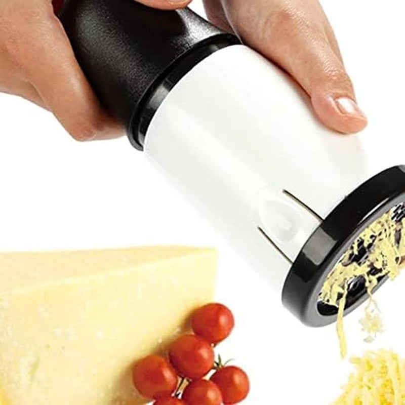 ALMEKAQUZ Handheld Cheese Grinder Detachable Large Capacity Cheese Grater Top Rotatable Cheese Shredder for Grating and Shredding Hard Cheese Chocolate Nuts Salad - Image 4