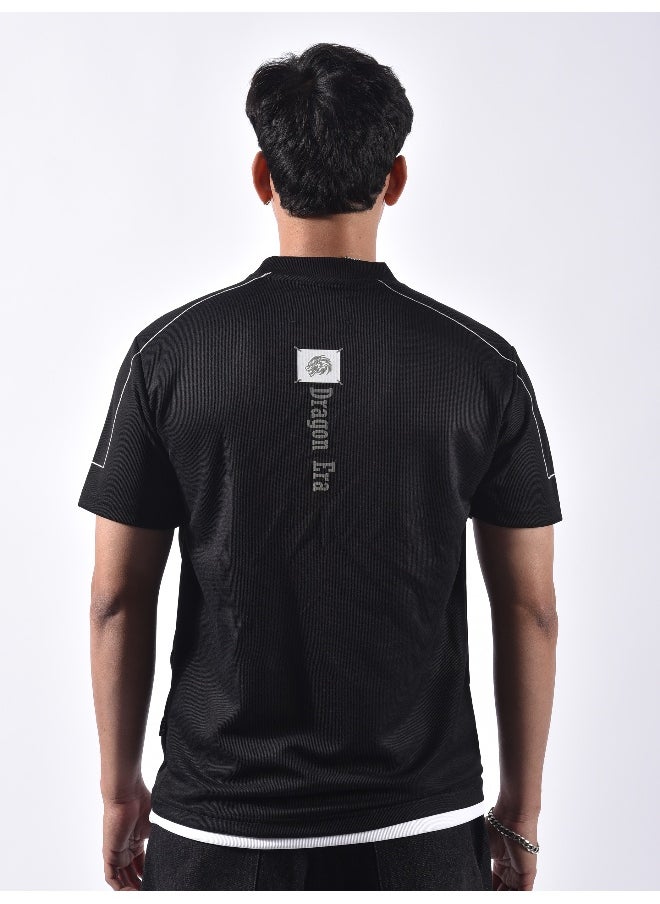 Beyoung Black Dragon Era HD Print T-Shirt  - Image 1