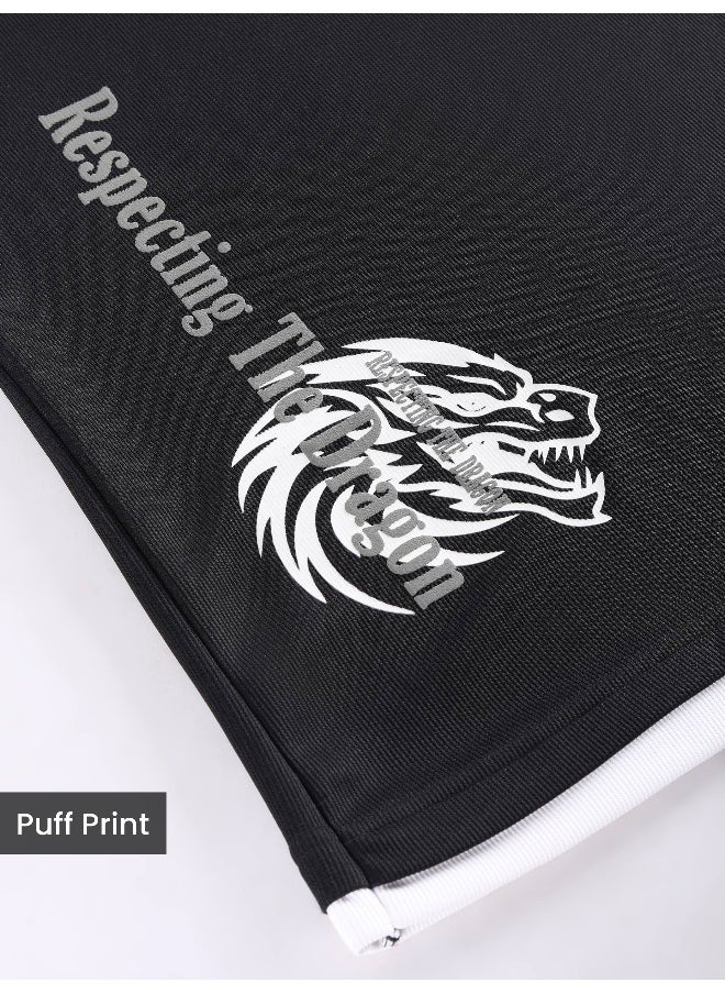 Beyoung Black Dragon Era HD Print T-Shirt  - Image 4