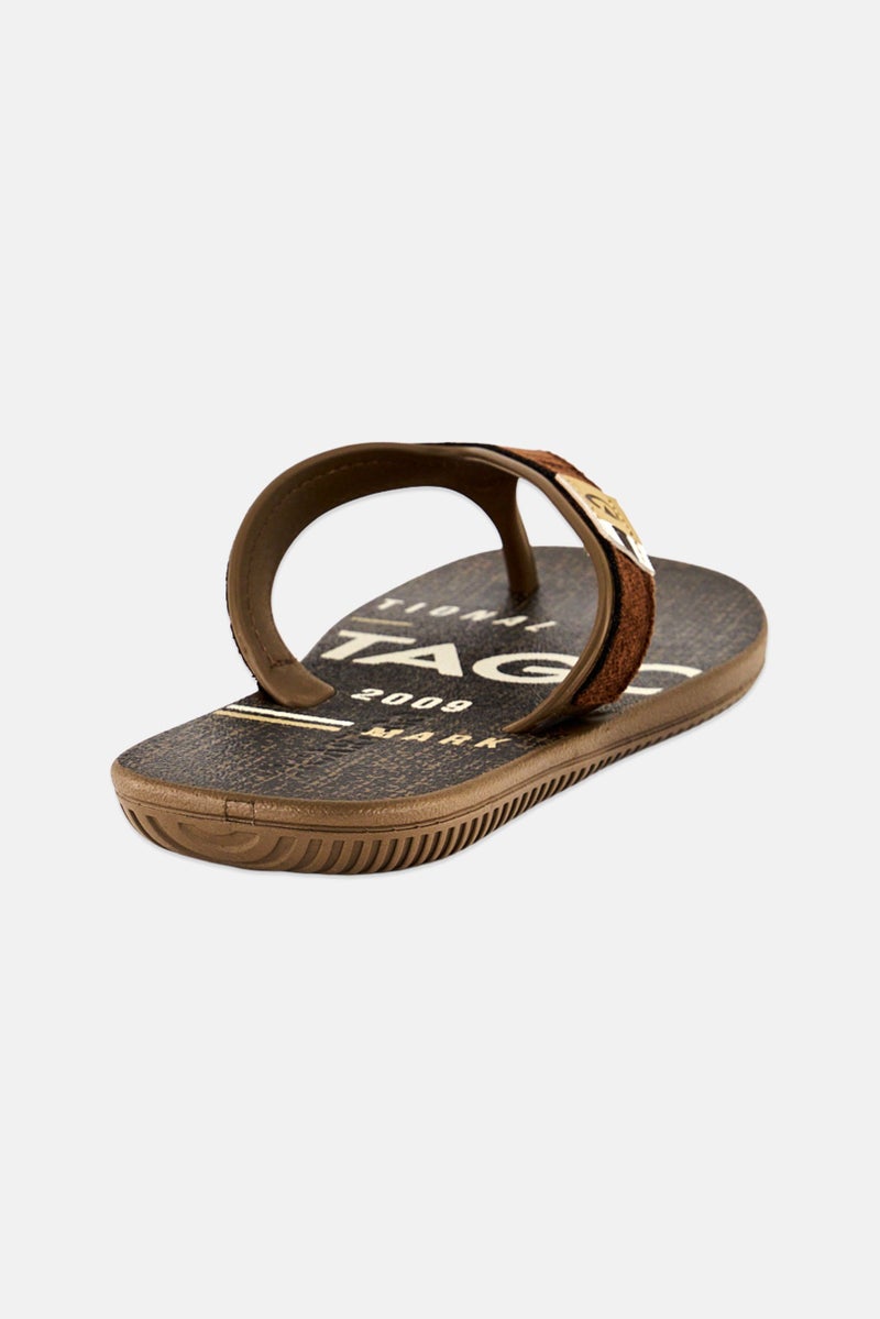 Ipanema Men Graphic Print Slip On Slippers, Brown - Image 2