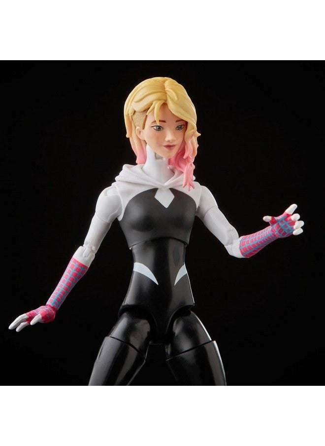 Spider-Man - Marvel Legends Series Across The Spiderverse Spidergwen 6Inch Action Figure Toy 4 Accessories - Image 1