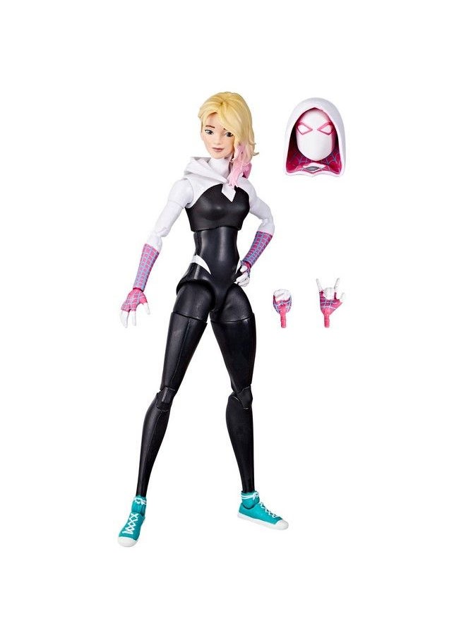 Spider-Man - Marvel Legends Series Across The Spiderverse Spidergwen 6Inch Action Figure Toy 4 Accessories - Image 1