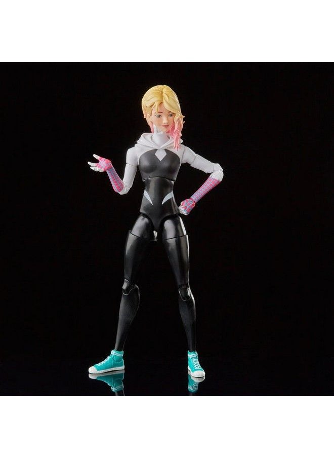 Spider-Man - Marvel Legends Series Across The Spiderverse Spidergwen 6Inch Action Figure Toy 4 Accessories - Image 1