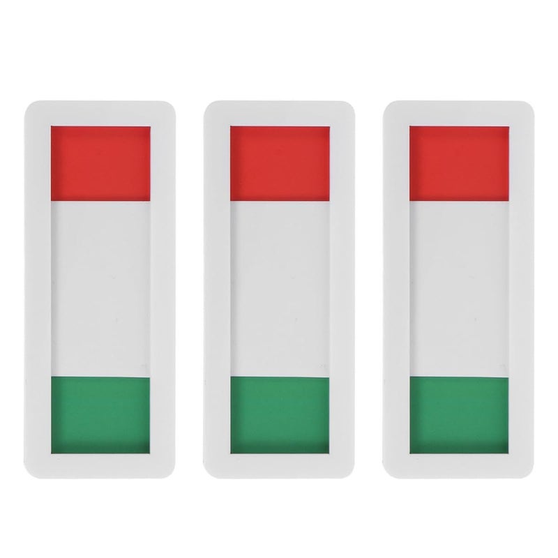 Privacy Door Sign Slider Indicator 4x10cm White Blank Status Switch Message Board - Image 2