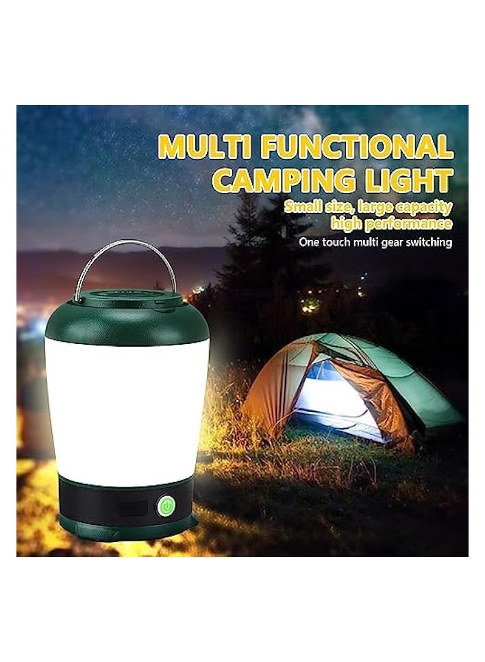 erorex LED Camping Light Portable Dimmable Camping Lantern USB Rechargeable Lamp Light 6 Modes Work Light Outdoor Waterproof Tent Light for Emergencies Power Outages Camping Home Shed  - Image 2
