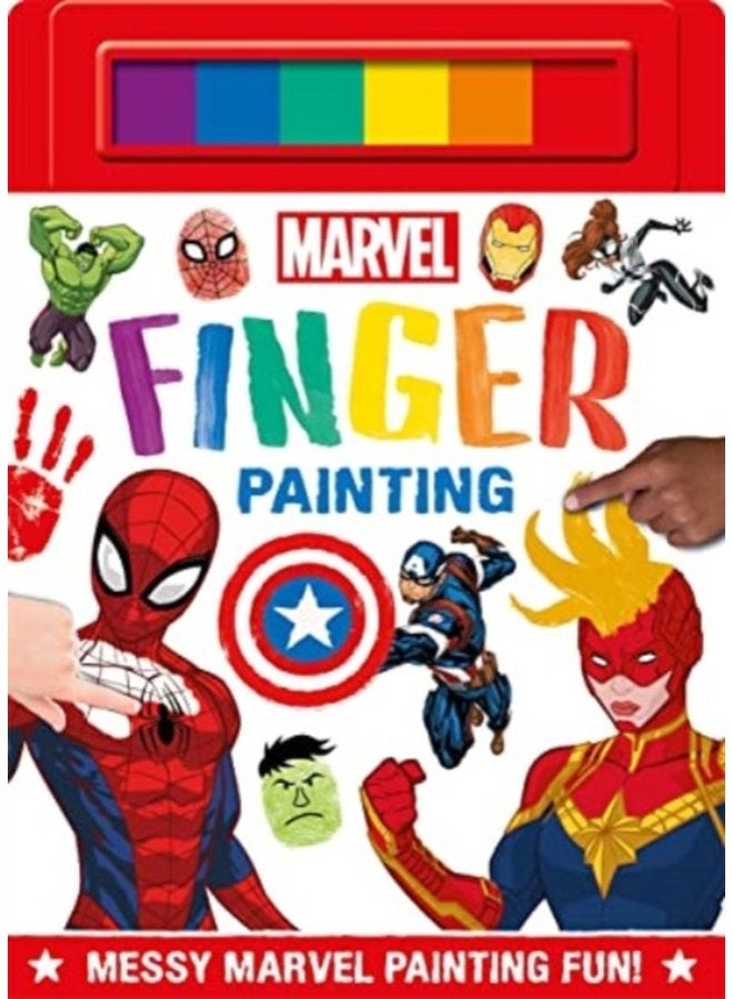 Marvel Finger Painting - Paperback