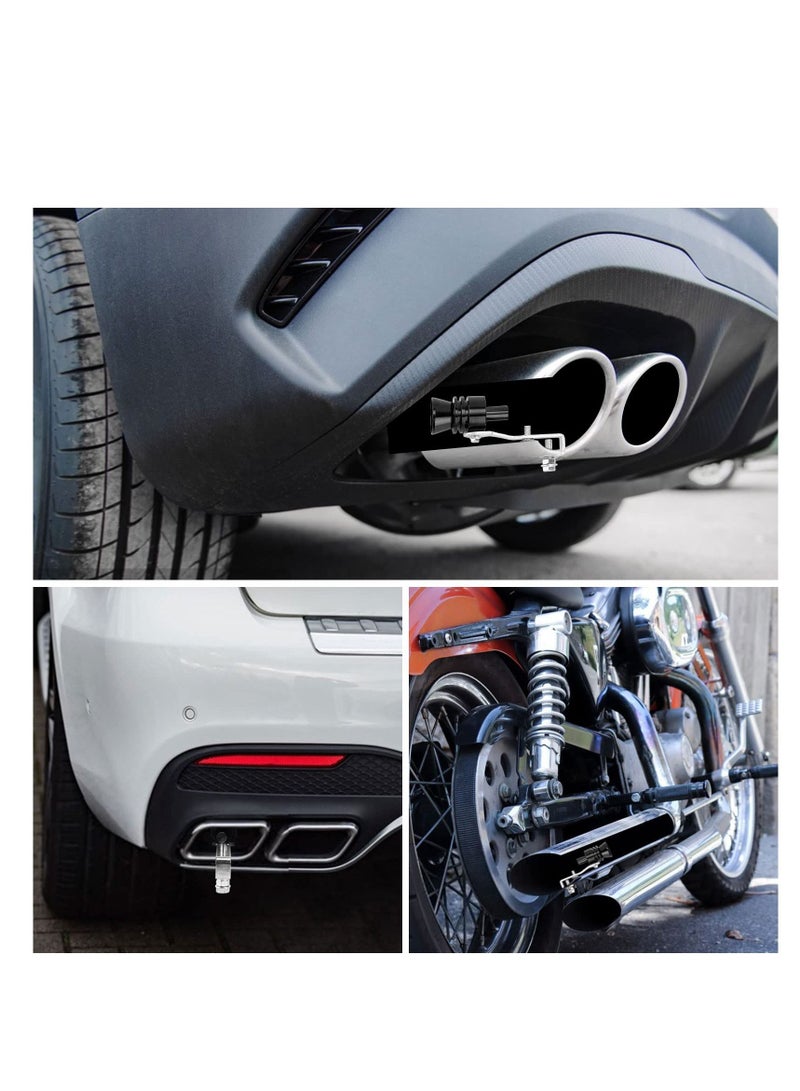 SYOSI Aluminum Alloy Universal Turbo Whistle,  Car Tail Whistle, Turbo Sound Exhaust Muffler Pipe Whistle Car Roar Maker, Car Blow off valve Tip Simulator Whistler (Black) - Image 4
