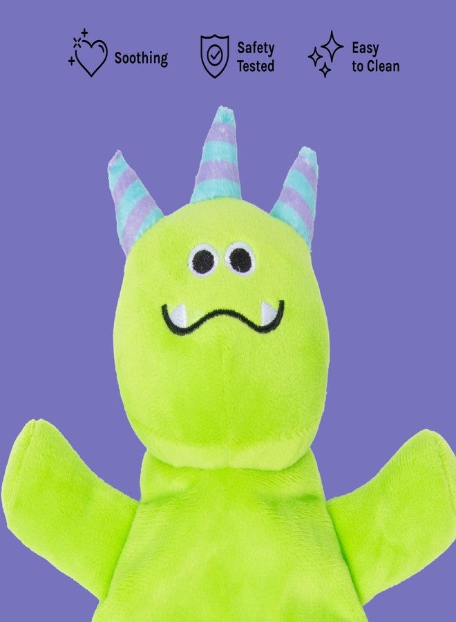 WubbaNub Green Monster Lovey - Image 4