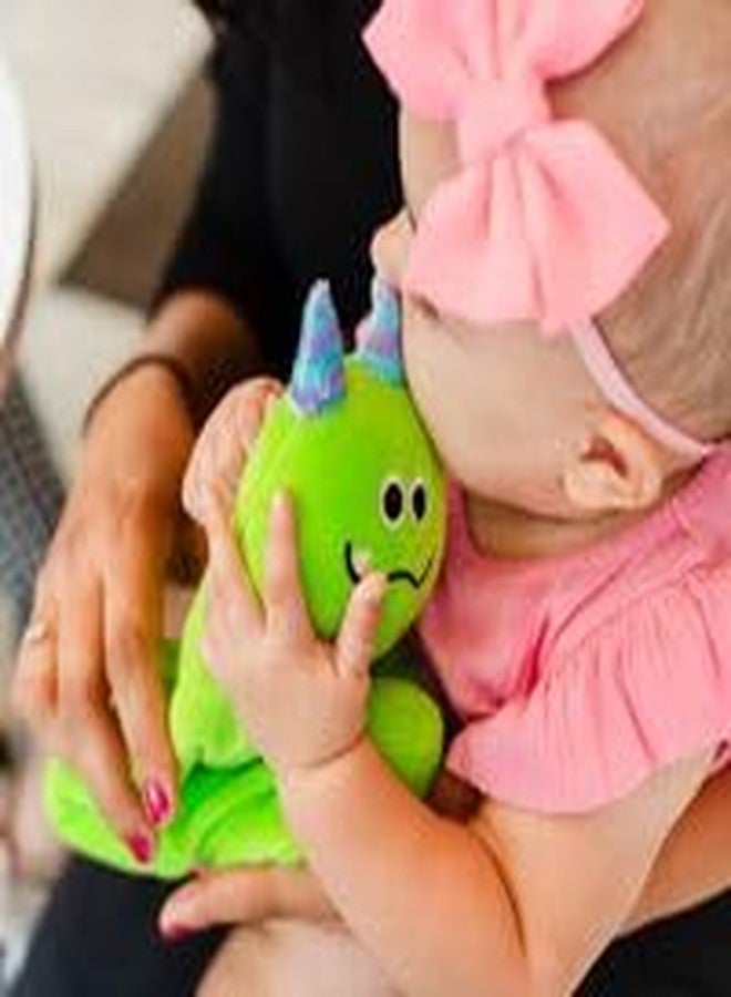 WubbaNub Green Monster Lovey - Image 2