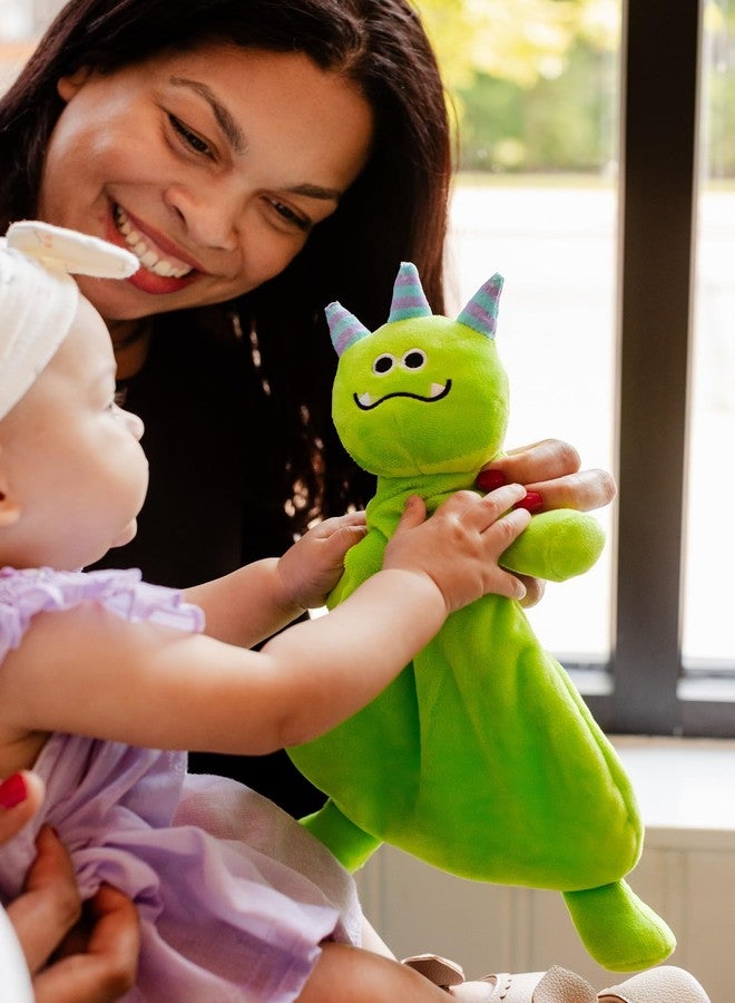 WubbaNub Green Monster Lovey - Image 3