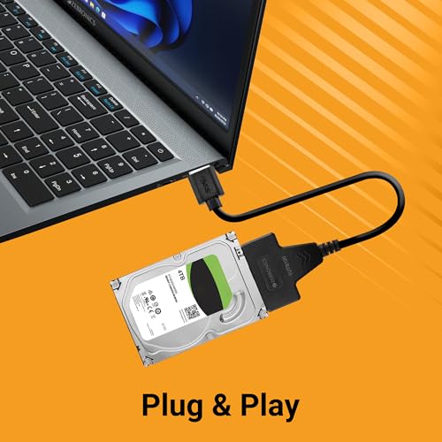 ZEBRONICS UTS100 USB 3.0 to SATA Adapter for 2.5 HDD/SSD with Plug & Play, Durable Material, Super Fast Transfer, Upto 5 Gbps, Black - Image 5
