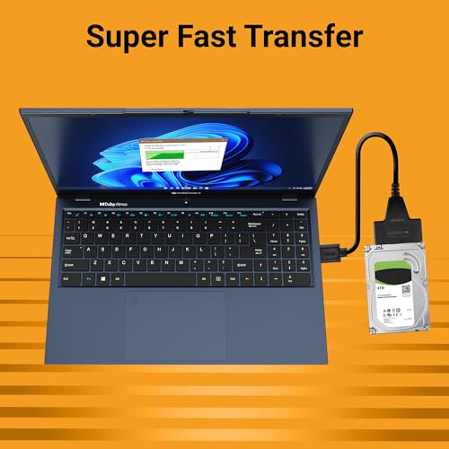 ZEBRONICS UTS100 USB 3.0 to SATA Adapter for 2.5 HDD/SSD with Plug & Play, Durable Material, Super Fast Transfer, Upto 5 Gbps, Black - Image 4