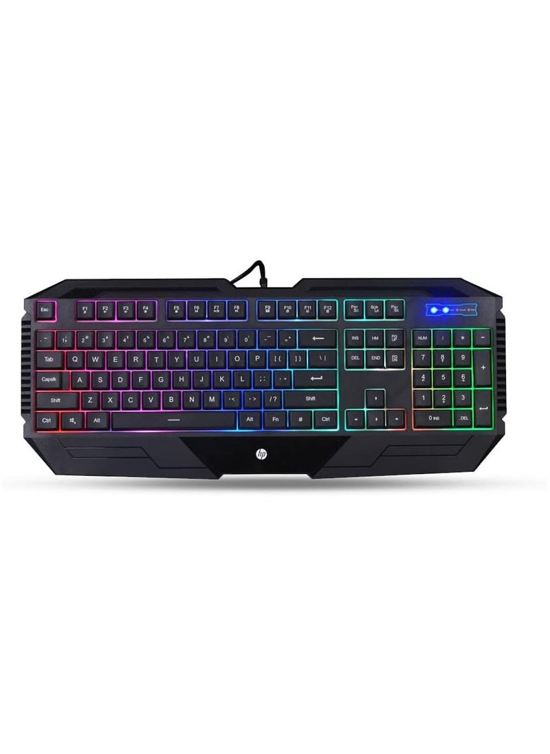 Generic - HP K110 wired gaming keyboard with 4 colors with wonderful lighting effects - Image 1