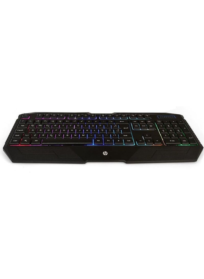 Generic - HP K110 wired gaming keyboard with 4 colors with wonderful lighting effects - Image 1
