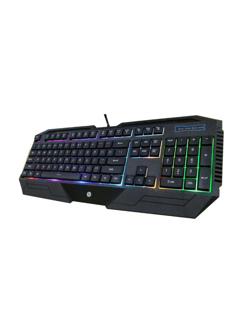 Generic - HP K110 wired gaming keyboard with 4 colors with wonderful lighting effects - Image 1