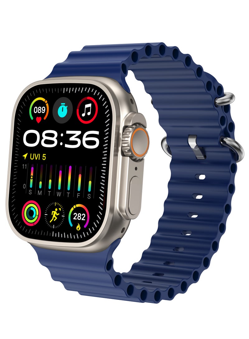 AROAQ T900 Ultra 2 GS Big 2.3 Infinite Display Series 9 Super Fast Ultra Smartwatch Blue - Image 2