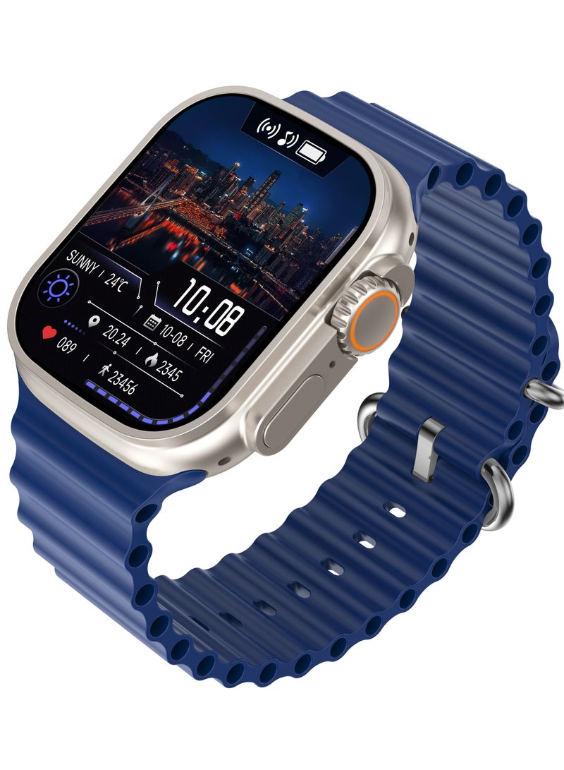 AROAQ T900 Ultra 2 GS Big 2.3 Infinite Display Series 9 Super Fast Ultra Smartwatch Blue - Image 3