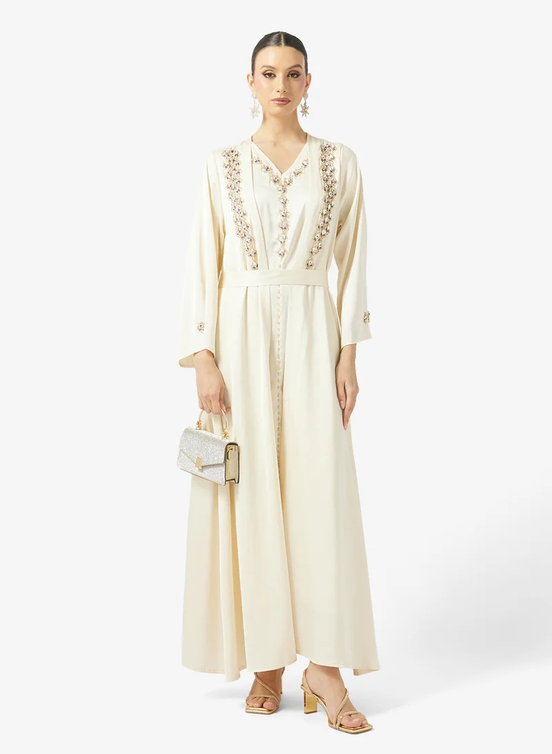 Khizana  Embroidered Abaya Set for Women | Best Price UAE