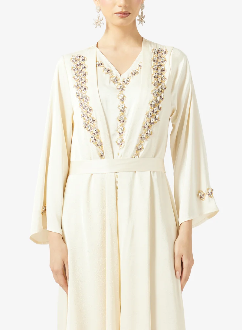 Khizana  Embroidered Abaya Set for Women | Best Price UAE