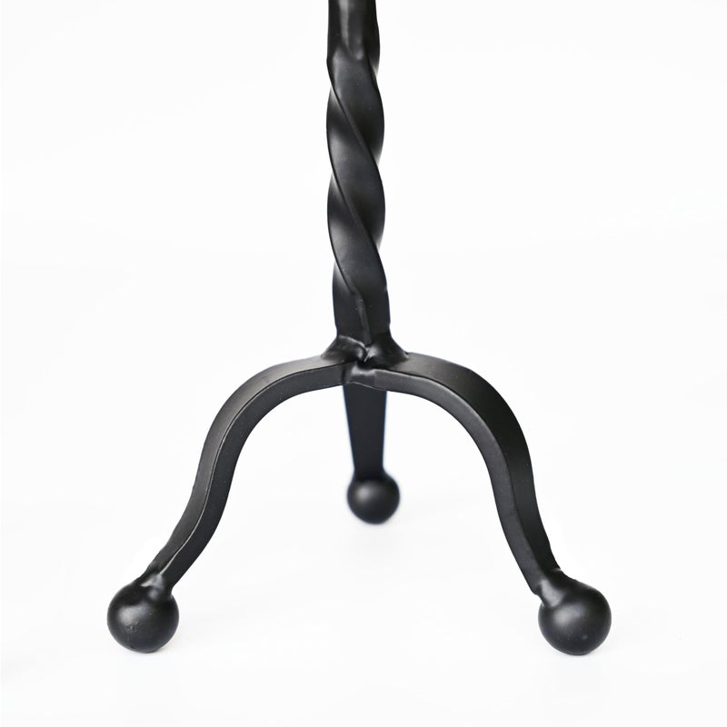 Remenna Black Taper Candle Holder Set of 2,Vintage Candle Sticks Holder Decor,Wrought Iron Candle Holder for Table Centerpiece,Halloween,Wedding,Christmas - Image 4
