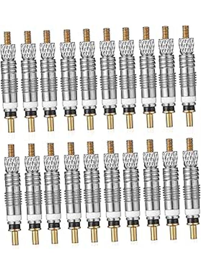 20Pcs Detachable Bike Tire Valve Core Set for Easy Replacement - Image 1