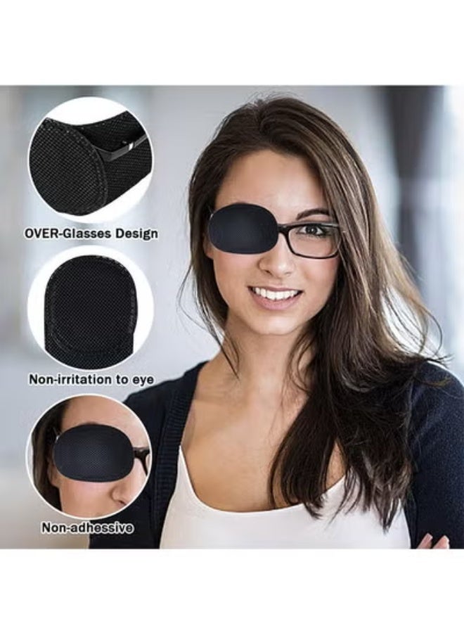 fantasize 6 Pack Eye Patches for Kids Girls Boys, Right and Left Eye Patch for Glasses, Lazy Eye Patch for Children Treating Lazy Eye Amblyopia Strabismus and After Surgery 10 x 5cm Full Coverage - Image 4