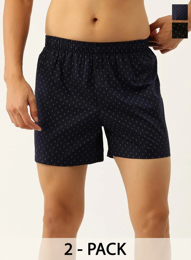 جون بلاير طقم من 2 بوكسر رجالي بطبعة