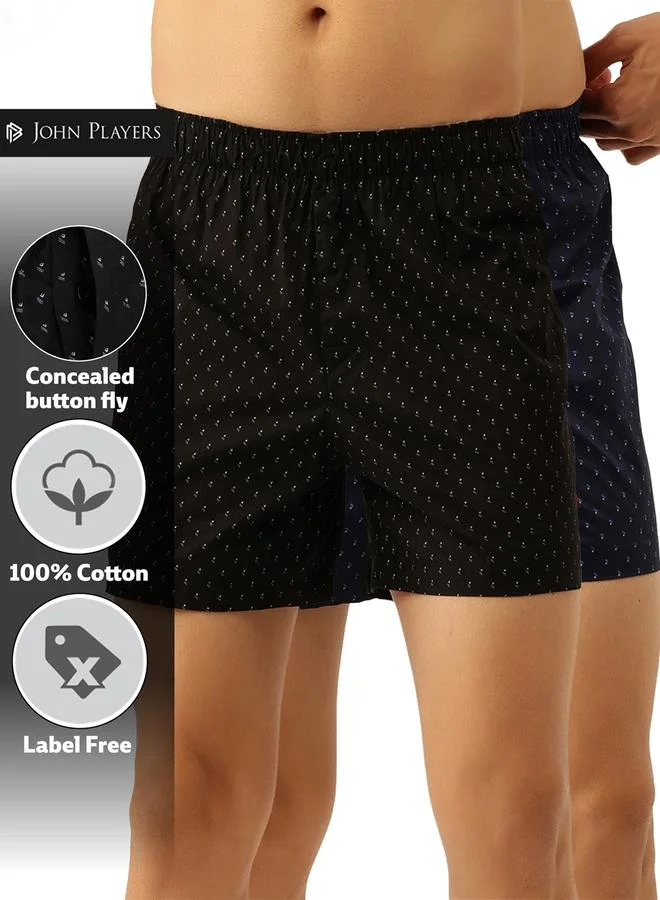 جون بلاير طقم من 2 بوكسر رجالي بطبعة