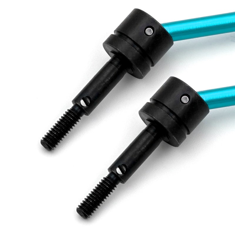 4Pack Metal Universal CVD Drive Shaft Dogbone Joint replacement for Tamiya TT01 TT02 1/10 Remote Control  Car （BLUE） - Image 3