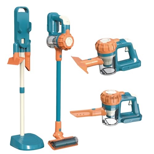 BAYMI 3in1 Kids Vacuum that Really Works Working Toddler Vacuum Cleaner with Real Suction Montessori Pretend Play Cleaning Toy Gift Set for Boys and Girls Ages 3 - Image 1