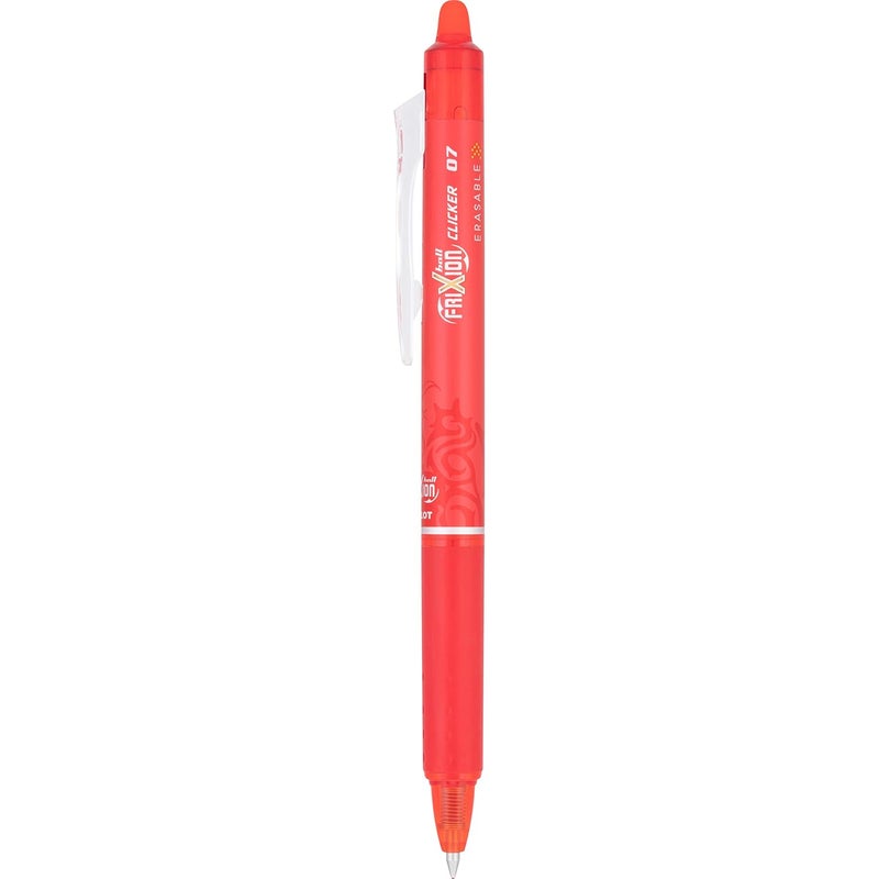 PILOT FriXion Clicker Retractable Erasable Gel Pens, Fine Point, Red, 6 Pack (13610) - Image 2
