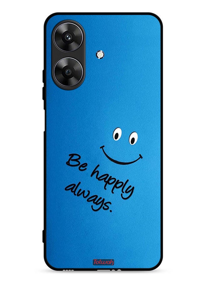 Tolwak Realme Note 60 4G Protective Case Cover Be Happy Always - Image 1