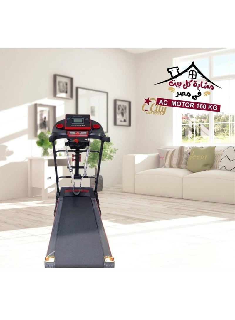 City Star -American Motor Multi Func Treadmill With Massage Belt - Image 5