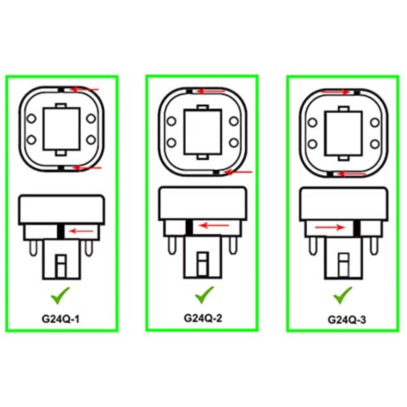 Fluorescent PLC-DDE lamp for general lighting, ceramic material, warm white 2700K, 18 watt energy efficiency, 4-pin G24q-2 base, pack of 10 - Image 3