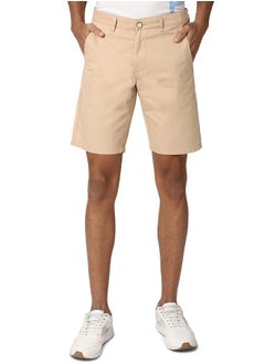 Peter England Peter England Men's Chino Shorts (PCSRORGPO66190_Khaki_L)  - Image 1